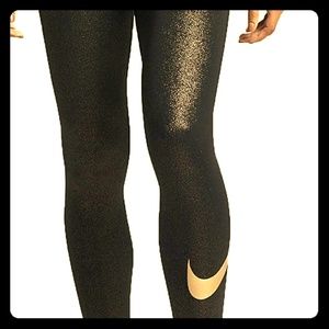 Nike Pro Cool Metallic Leggings MEDIUM